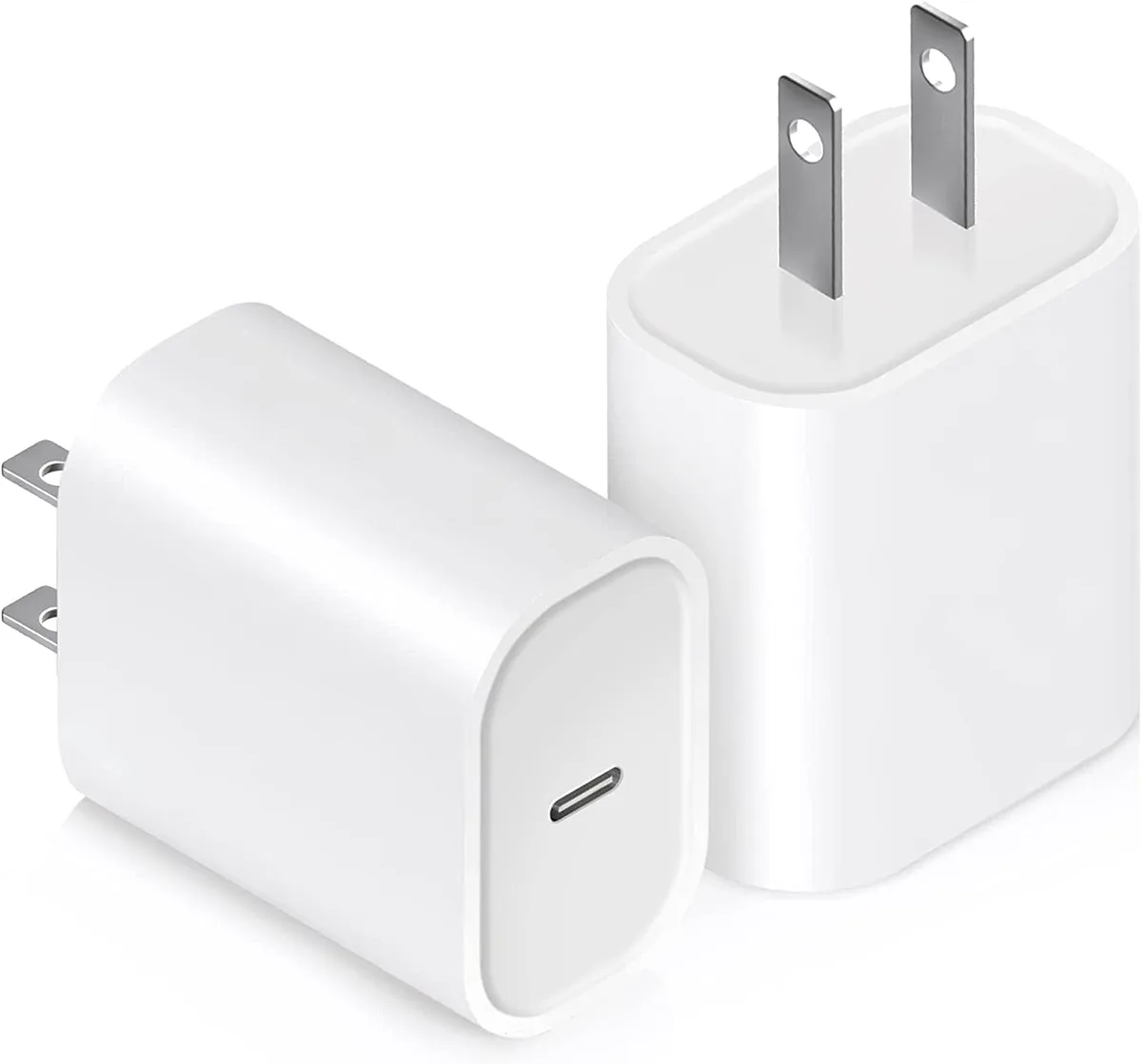 No Sew No Sew USB C Charger 20W PD 3.0 White 2 Pack — product photo
