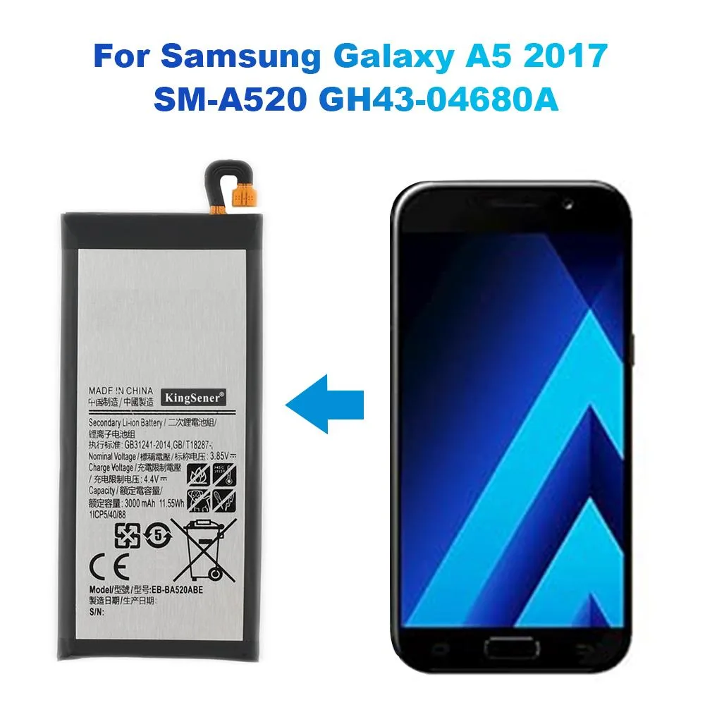 KingSener KingSener EB-BA520ABE 3000mAh 3.85V cell phone battery — product photo