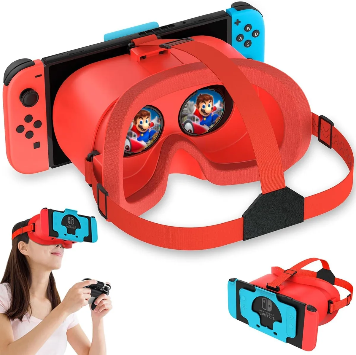  LXFEIFANTECH VR Headset Switch OLED Orange&amp;Blue — product photo