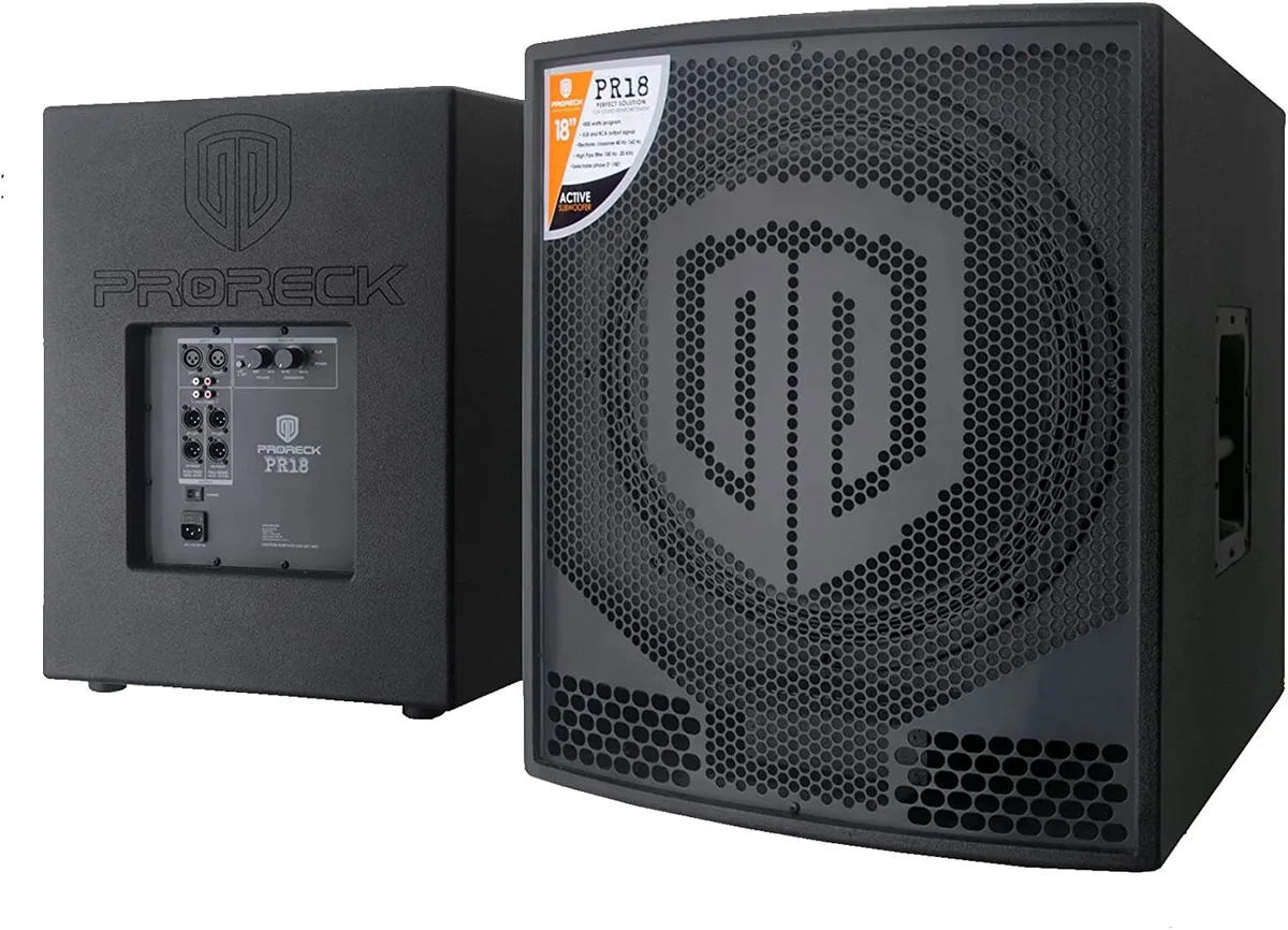 PRORECK PRORECK PR18 18 inch 2000W active powered pa subwoofer — product photo