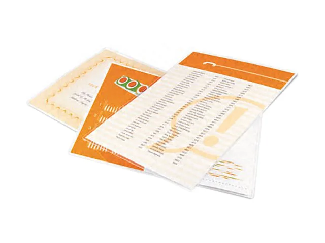 GBC GBC 3200715 HeatSeal LongLife Premium Laminating Pouches 3 mil 11 1/2 x 9 100/Box — product photo