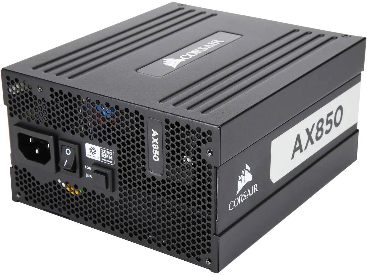 Corsair Corsair AX850 CP-9020151-NA 850 W power supply — product photo