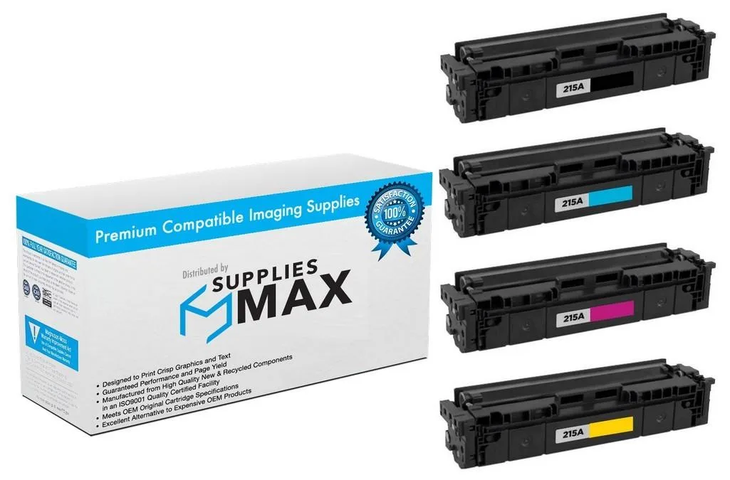 SuppliesMax SuppliesMax HEWW231JMP Jumbo Toner Cartridge Combo Pack (BK/C/M/Y) 2400 pages — product photo