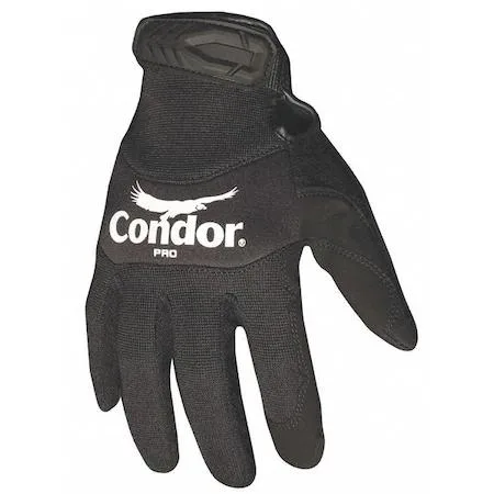 Condor Condor 42KZ77 Mechanics Gloves XL Black Single Layer Seamless — product photo