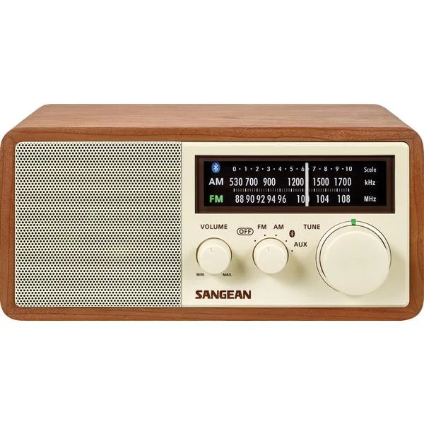 Sangean Sangean WR-16 AM/FM Bluetooth Radio Wooden Cabinet 10W — product photo