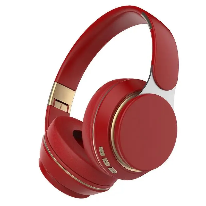 NO. NO. Wireless Headphones Cover Red — product photo