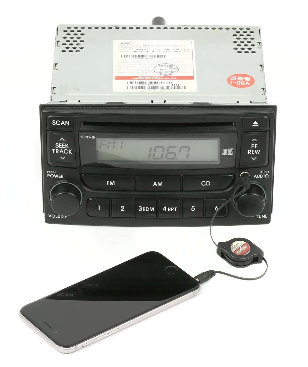 1 Factory Radio 1 Factory Radio 96150-2F100 AM FM CD Receiver Aux 2005-2006 Kia Spectra — product photo