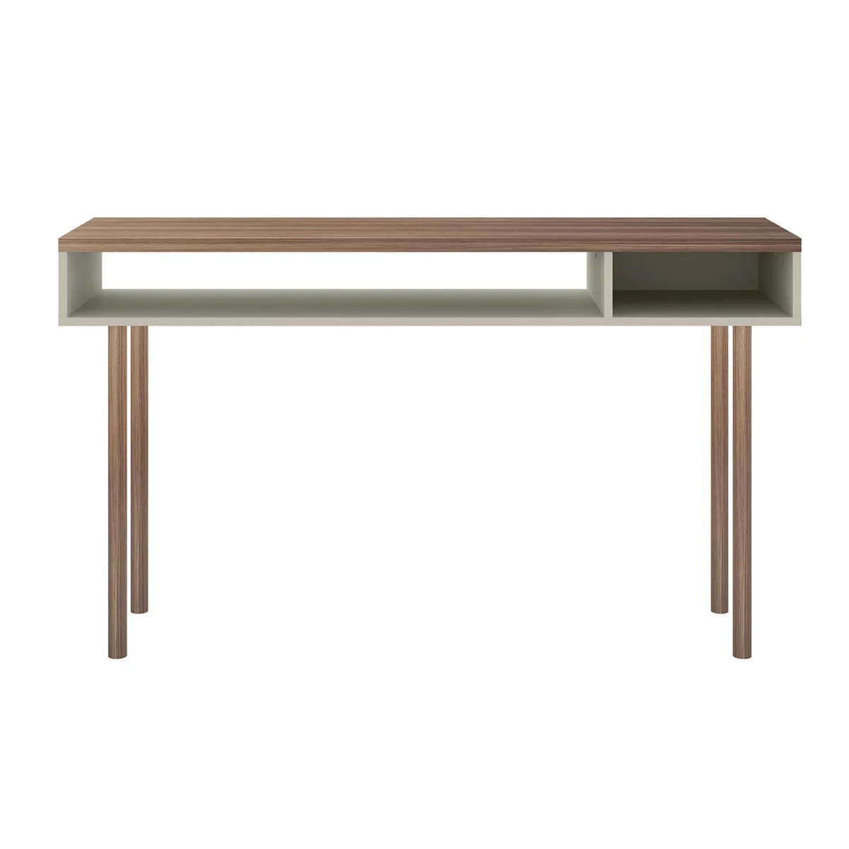 Manhattan Comfort Manhattan Comfort Windsor 47.24 Console Table Off White Nature — product photo