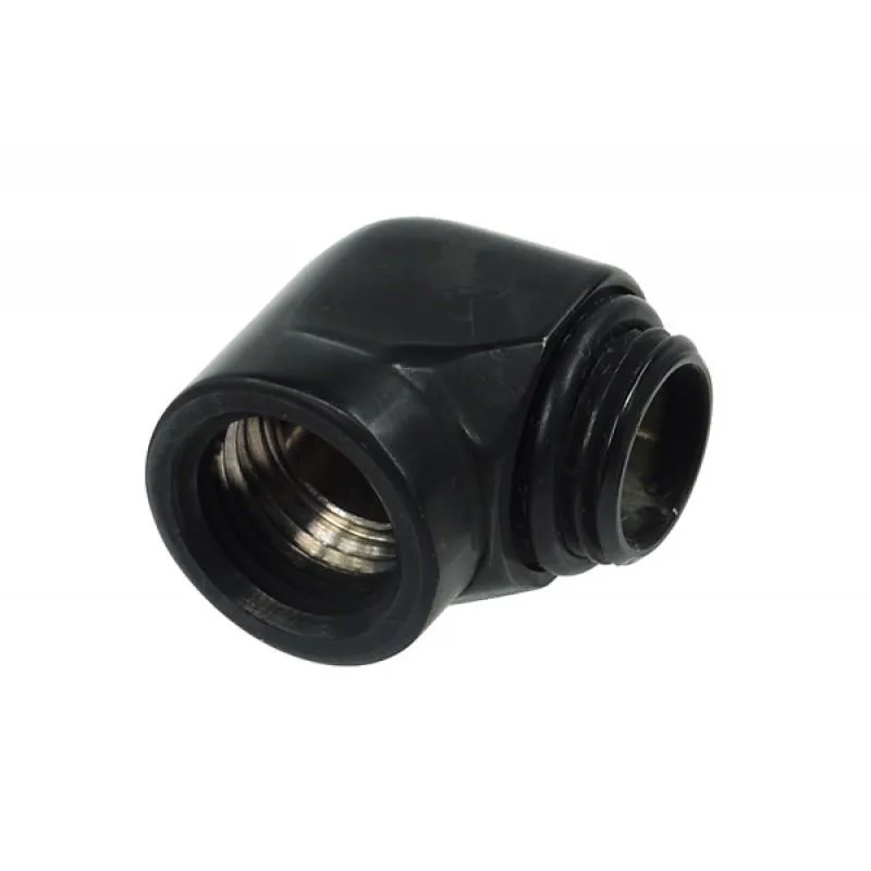 Alphacool Alphacool 64213 G1/4 Male-Female 90° L Coupling - Deep Black — product photo