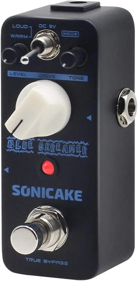 BFKK BFKK Overdrive Guitar Pedal Vintage Dumble Blues Analog Blue Skreamer True Bypass — product photo