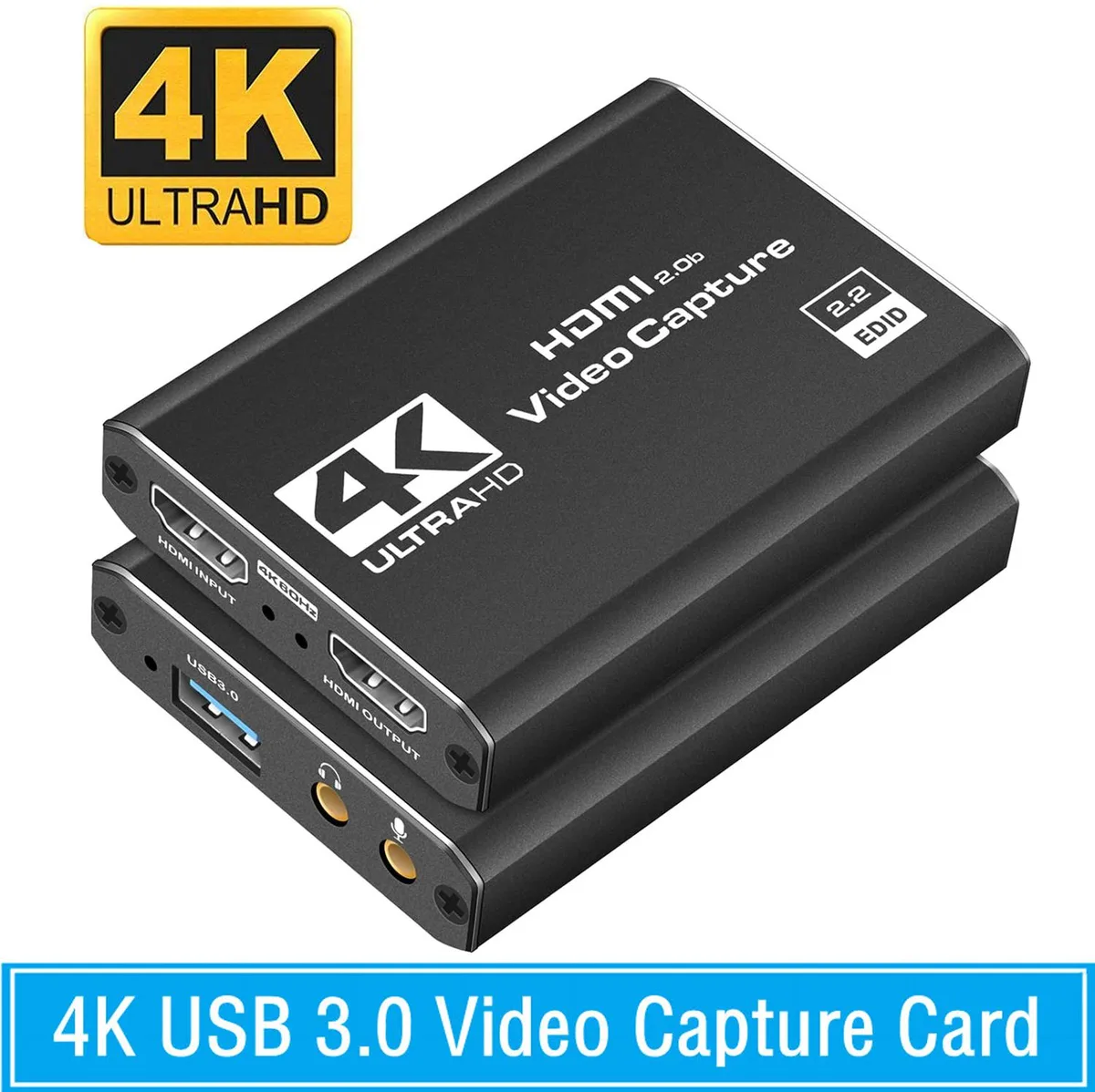 LUOM LUOM USB3.0/USB-C HDMI Video Capturing Device 4K 1080P 60FPS — product photo