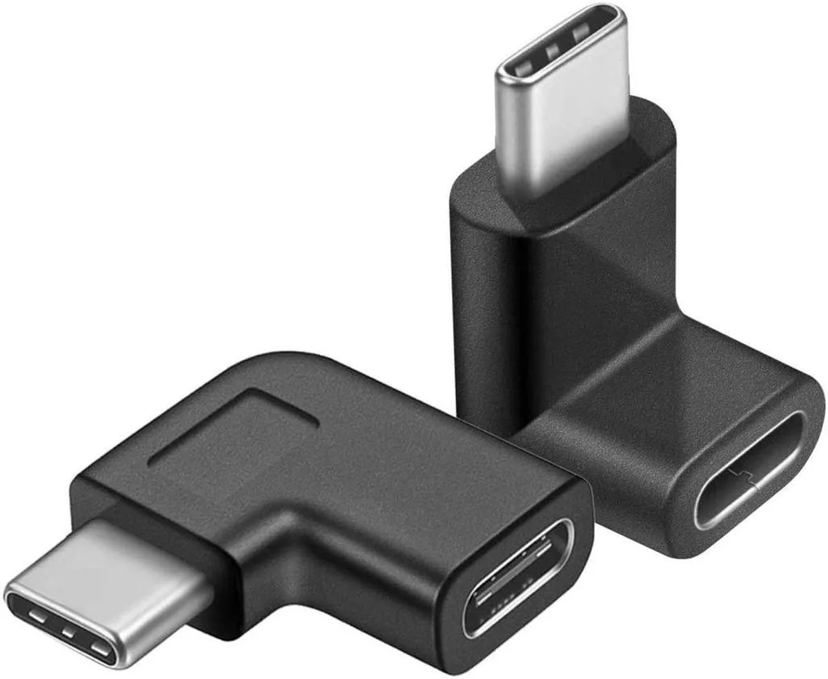 Vszerda Vszerda USB C 90 degree adapter 2 pack 90 and 270 degree USB 3.1 — product photo