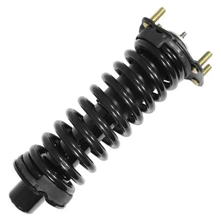 Unity 11202 front right complete strut assembly, silver metal coil spring and housing