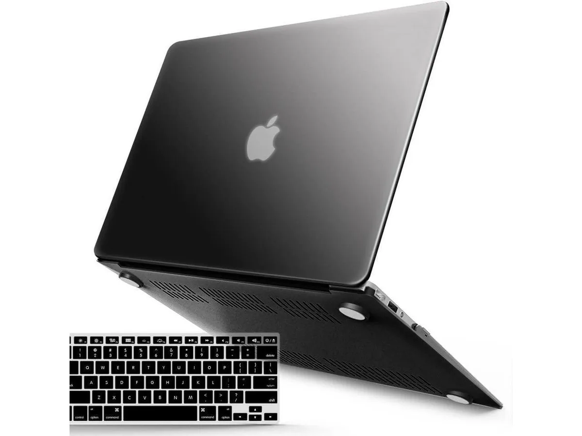 Black hard-shell case for 11 inch MacBook Air with keyboard cover