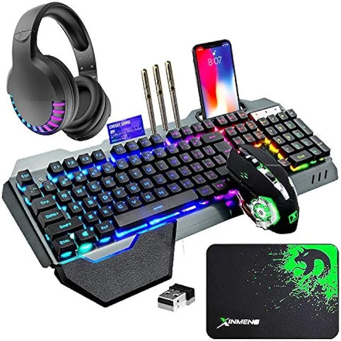 TAURKENAM TAURKENAM 4-in-1 Wireless Gaming Kit with RGB (Rainbow RGB) — product photo