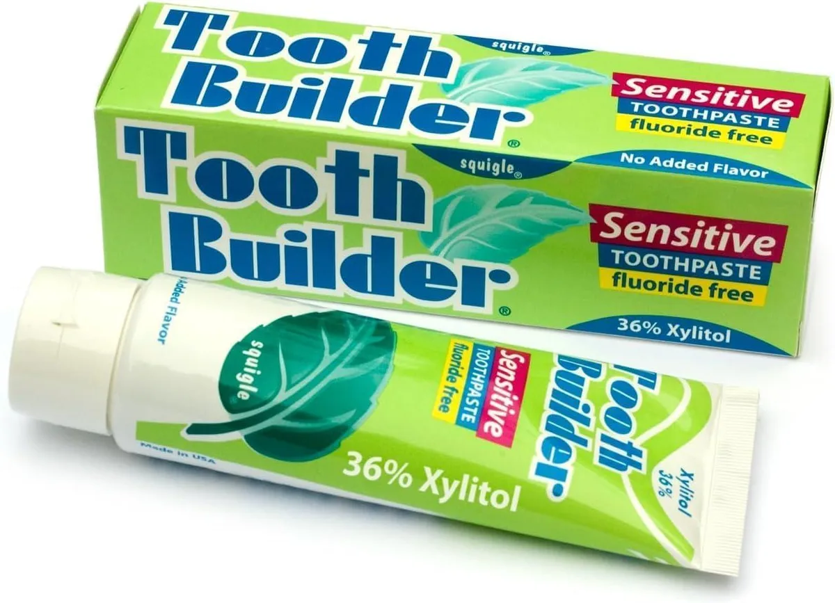 White 4 oz toothpaste tube with flip cap