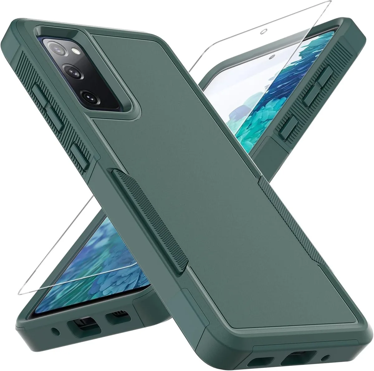 Transcend Transcend Galaxy S20 FE 5G Case Dark Green 6.5 inch — product photo