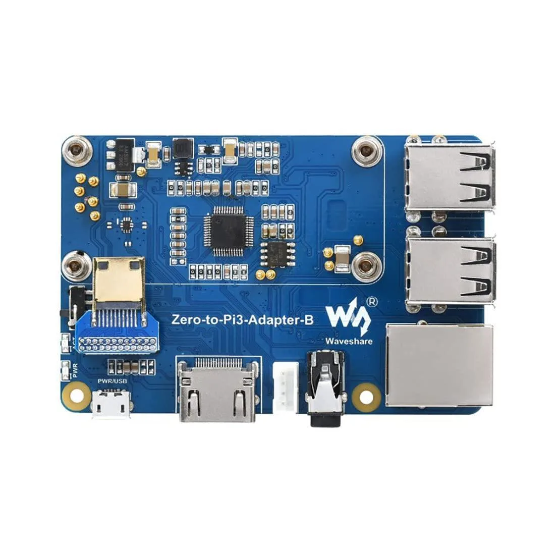LORDWORLD LORDWORLD Raspberry Pi Zero 2W to 3B Adapter development board — product photo