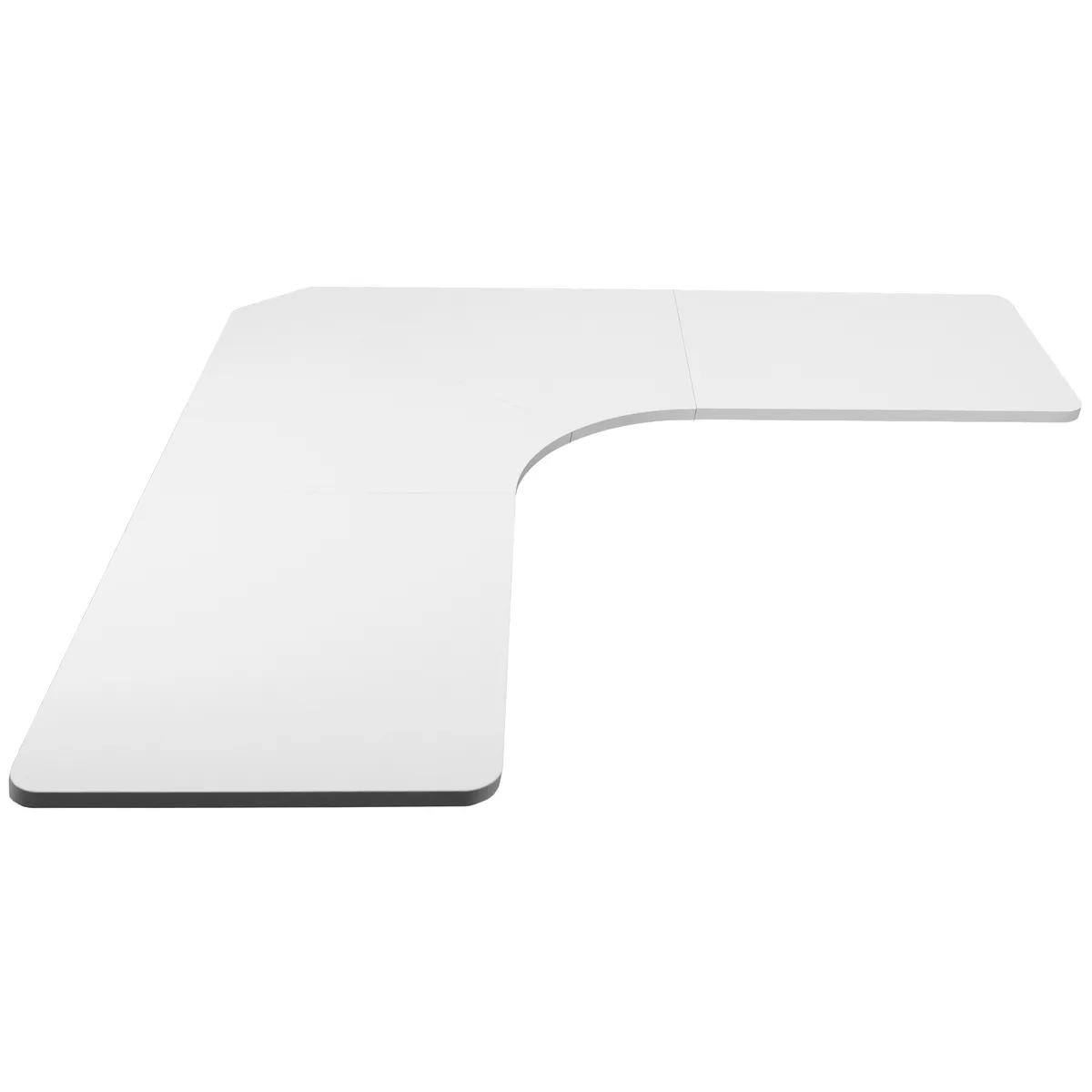 VIVO VIVO White 71 x 71 Curved Corner Table Top DESK-TOP2CW office furniture — product photo