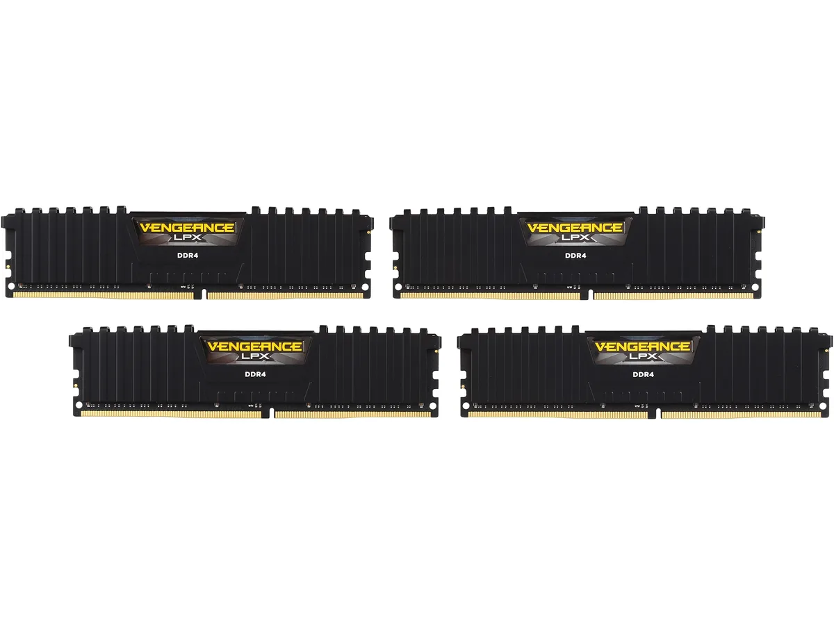 Corsair Corsair CMK64GX4M4B2800C14 Vengeance LPX 64GB (4×16GB) DDR4 2800 CL14 desktop RAM — product photo