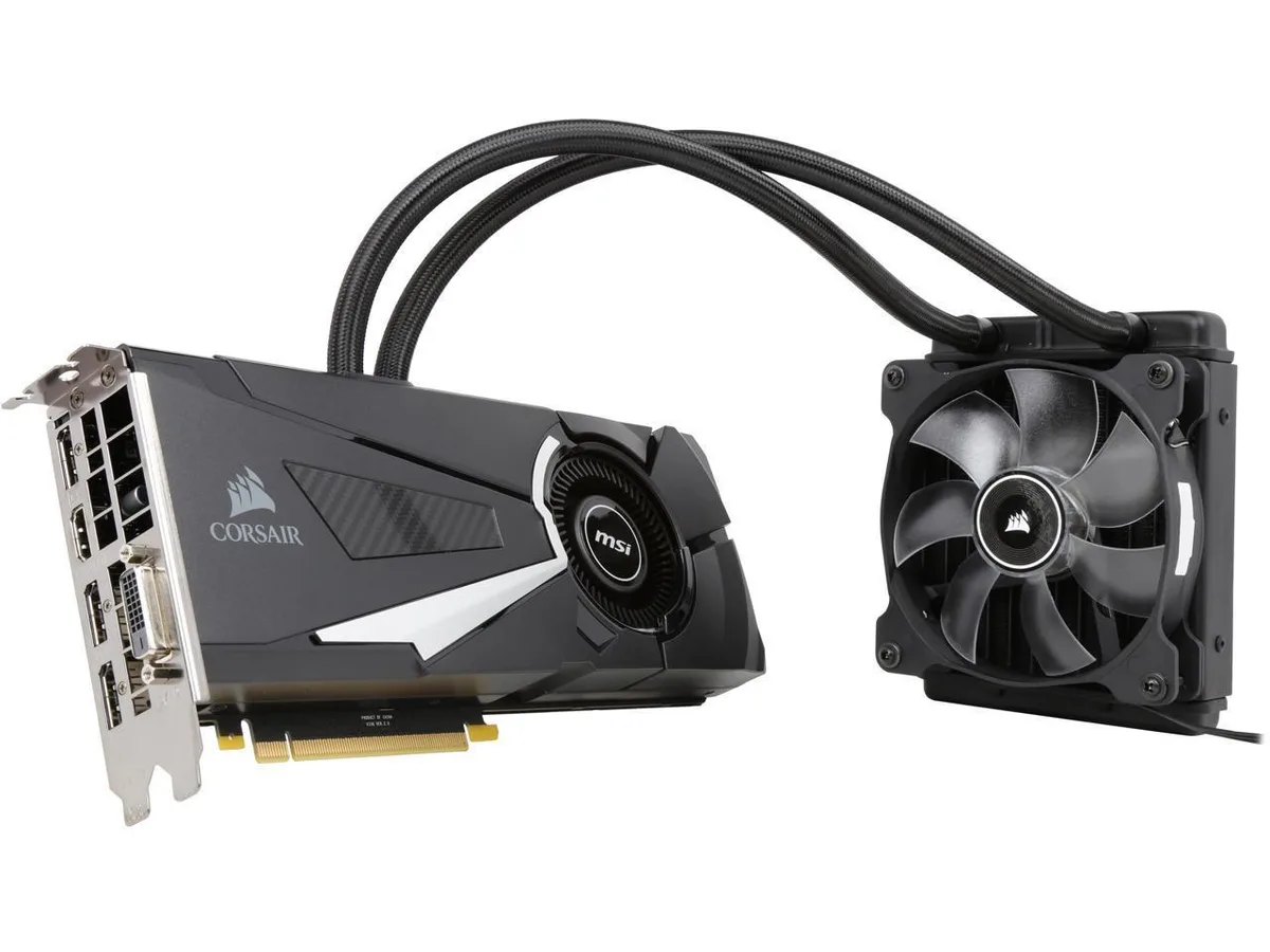 MSI MSI GeForce GTX 1080 SEA HAWK X graphics card — product photo