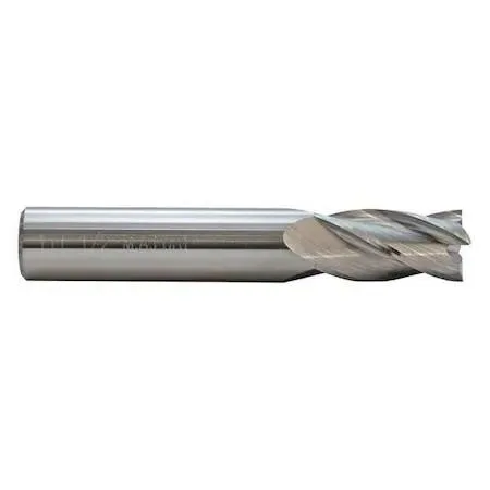 Carbide square end mill 1/4 inch shank uncoated finish