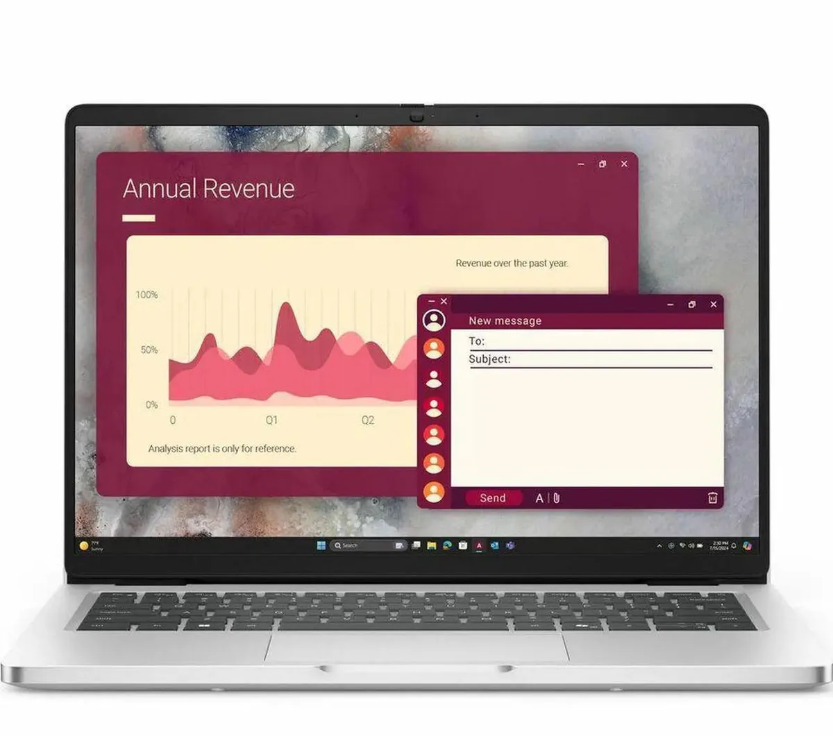 DELL DELL Pro 14 PC14250 1K04G laptop Intel Core Ultra 7 255U 2.0GHz 16GB 512GB NVMe 14.0 — product photo