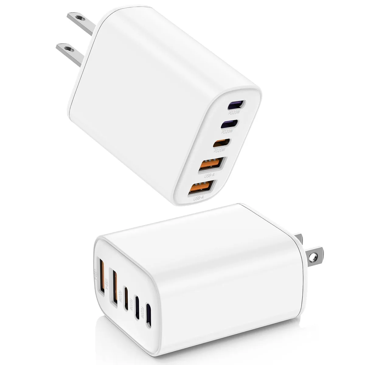  Cerdeti CA-15T-US 40W 5-Port USB Charger Light White 2-Pack — product photo