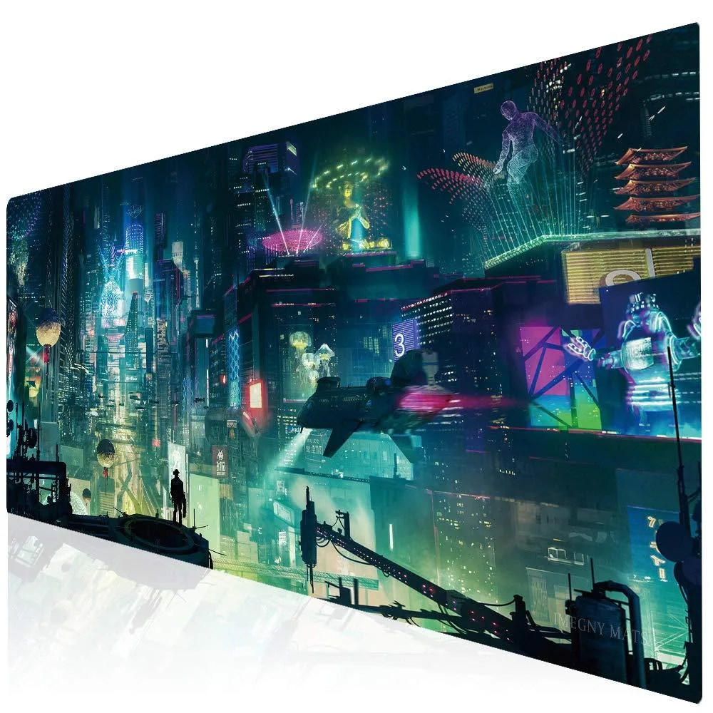 KEHIPI KEHIPI Extended Mouse Pad 90x40 Green city005 — product photo