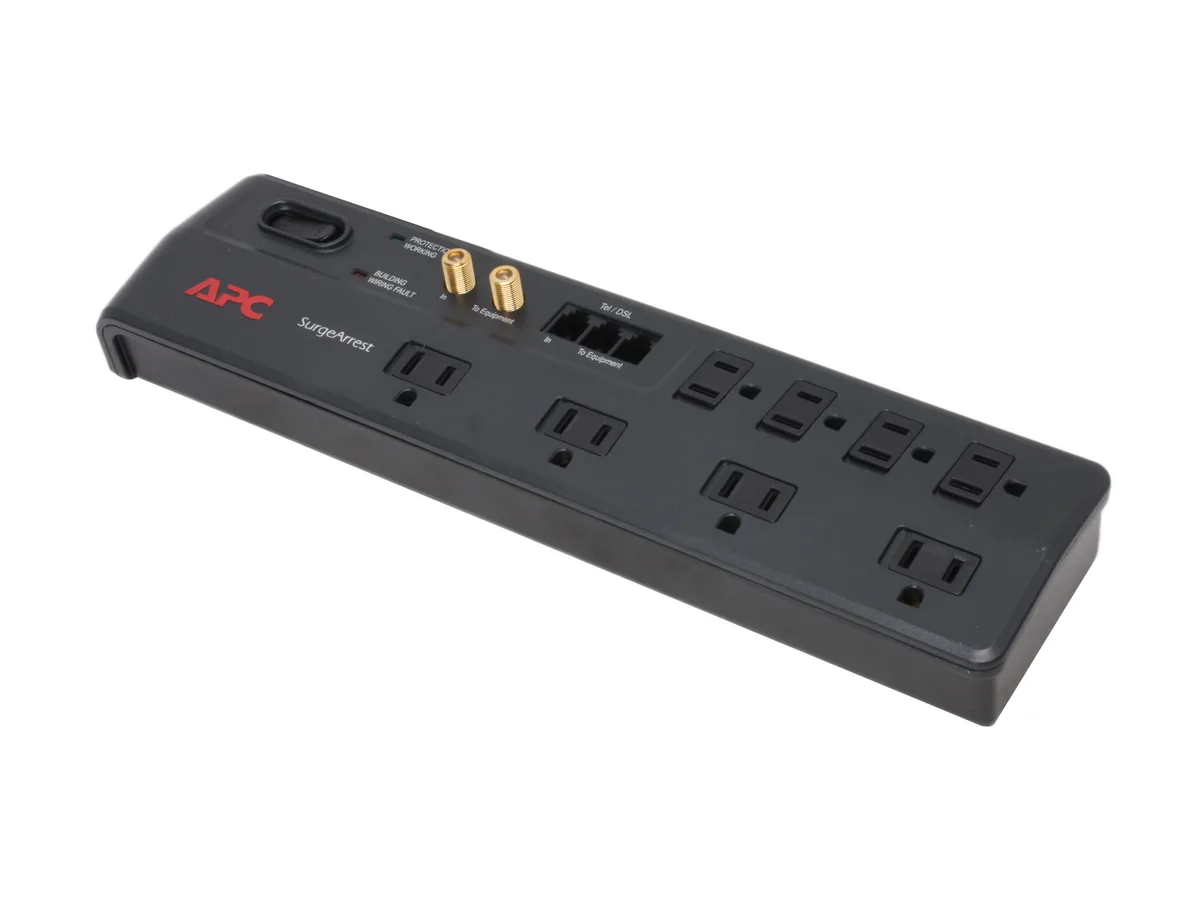 APC APC P8VT3 8-Outlet 2770 Joules Surge Protector — product photo