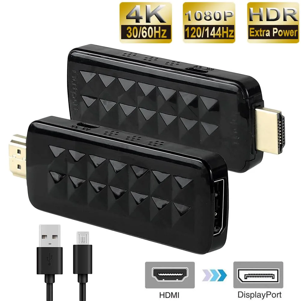 LUOM LUOM 4K 60Hz HDMI 2.0 to DP 1.4 Converter (OZHD2) — product photo