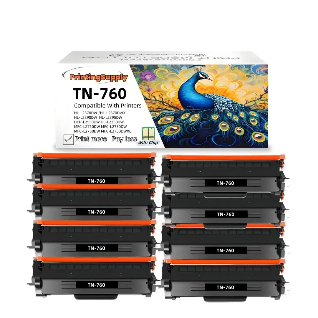 Aster Graphics Inc Aster Graphics Inc TN760 Black Toner Cartridge High Yield 3000 Pages — product photo