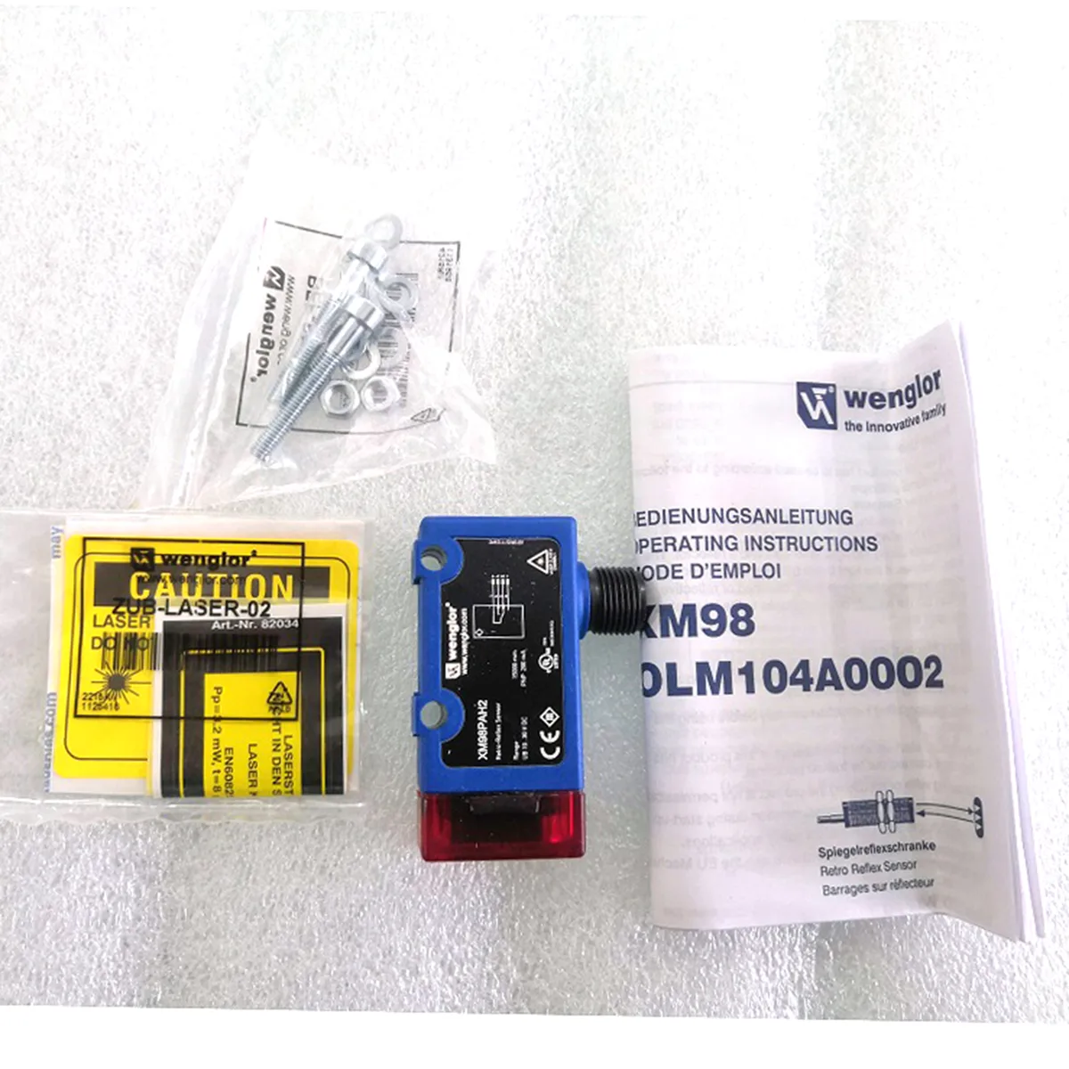 Wenglor Wenglor 277.55 retro-reflex sensor 15000 mm range electrician tool — product photo