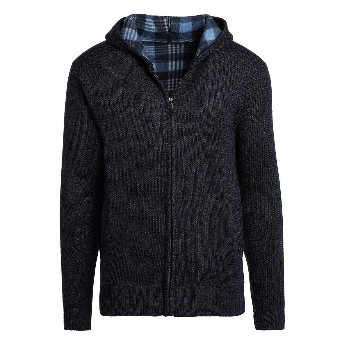Altatac Altatac Men's Fleece Lined Full-Zip Hoodie Navy Blue S — product photo