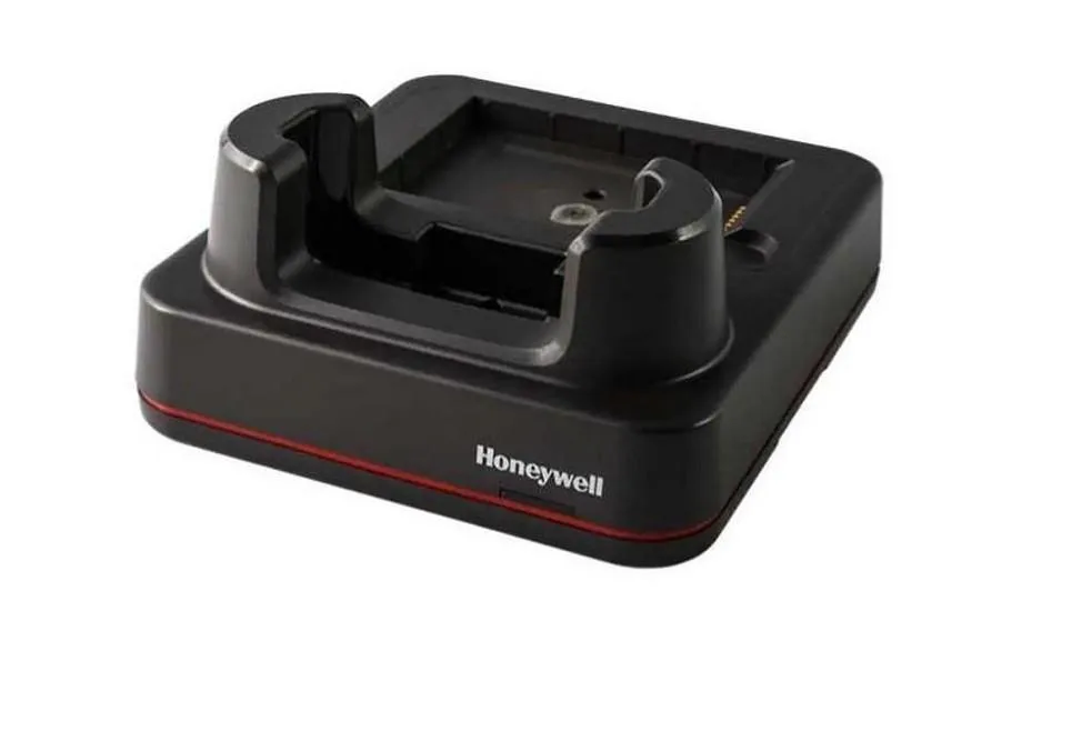 Black Honeywell EDA52 single charging cradle base with power supply and US cord