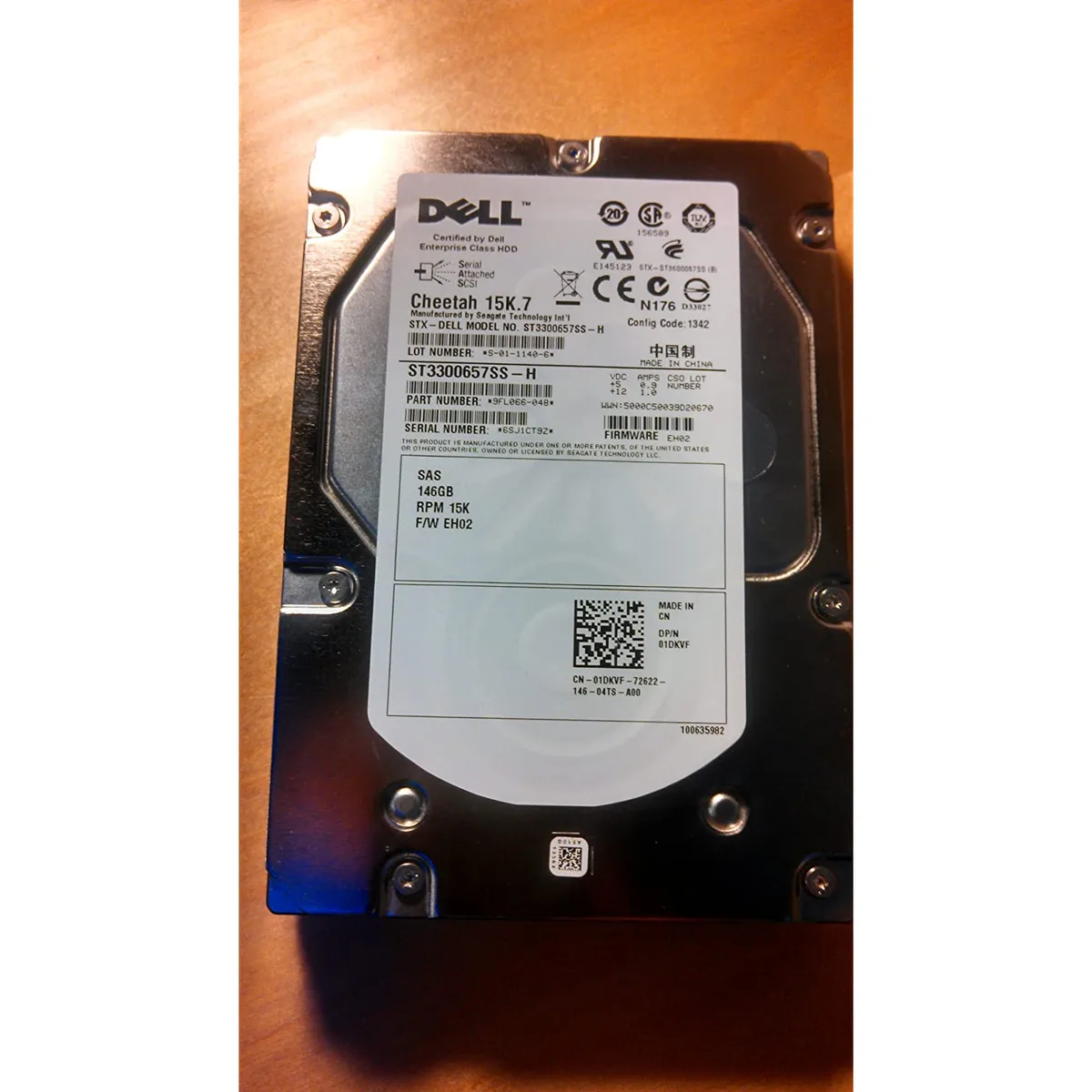 DELL DELL Cheetah 15K.7 146GB SAS 15 3300657 internal hard drive — product photo