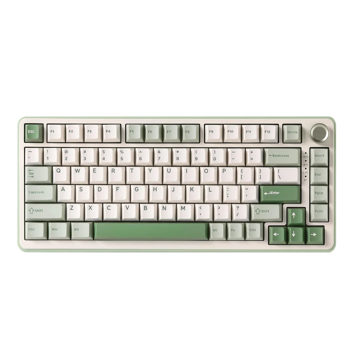 Redragon B75 PRO 75% Wireless Mechanical Keyboard Matcha Green Cocoa Cream V2 Switch — product photo