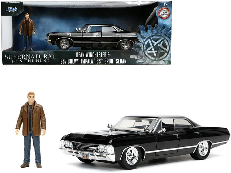 Jada Jada 1967 Chevrolet Impala SS 1/24 Supernatural Dean Winchester Figurine — product photo
