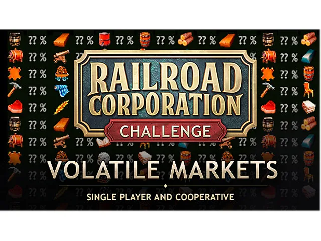 Iceberg Interactive Iceberg Interactive 68082 Railroad Corporation Volatile Markets DLC downloadable game — product photo