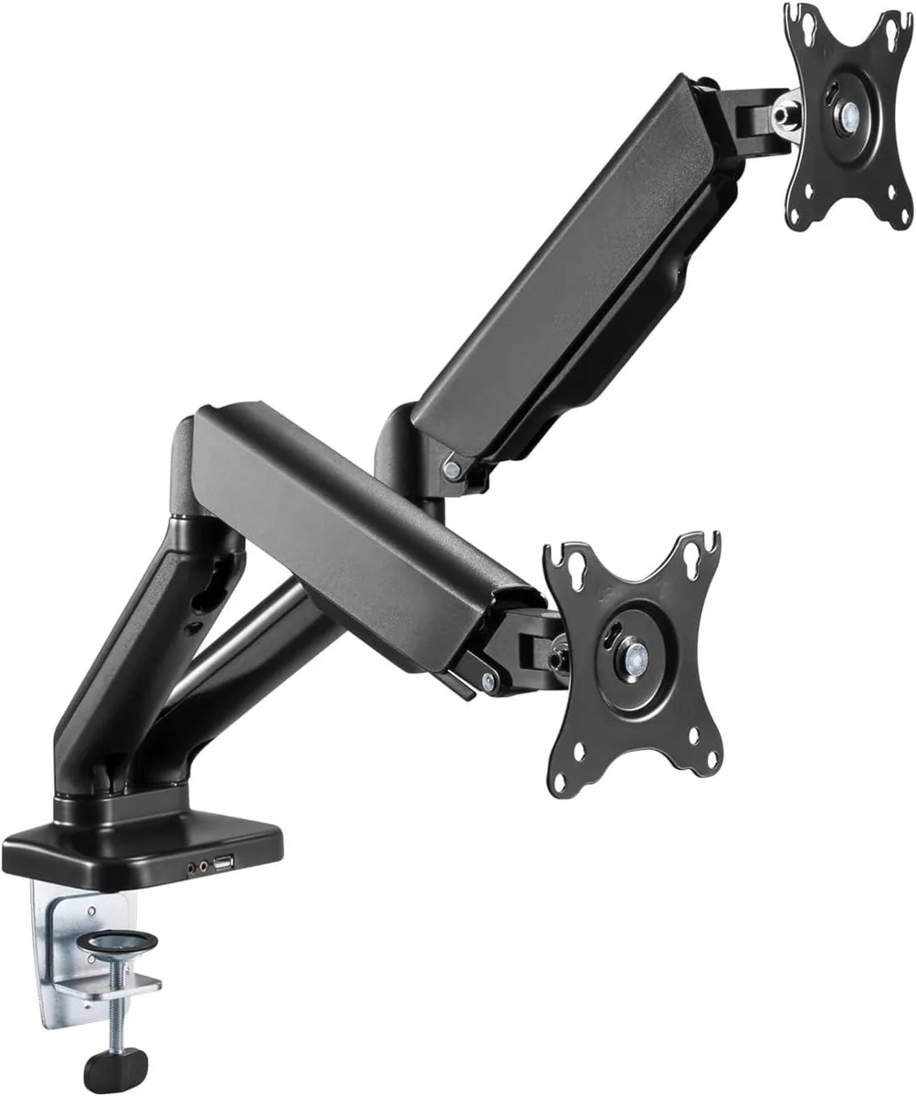 PISKEKAT PISKEKAT Dual Spring LCD Monitor Arm with USB 2.0 — product photo