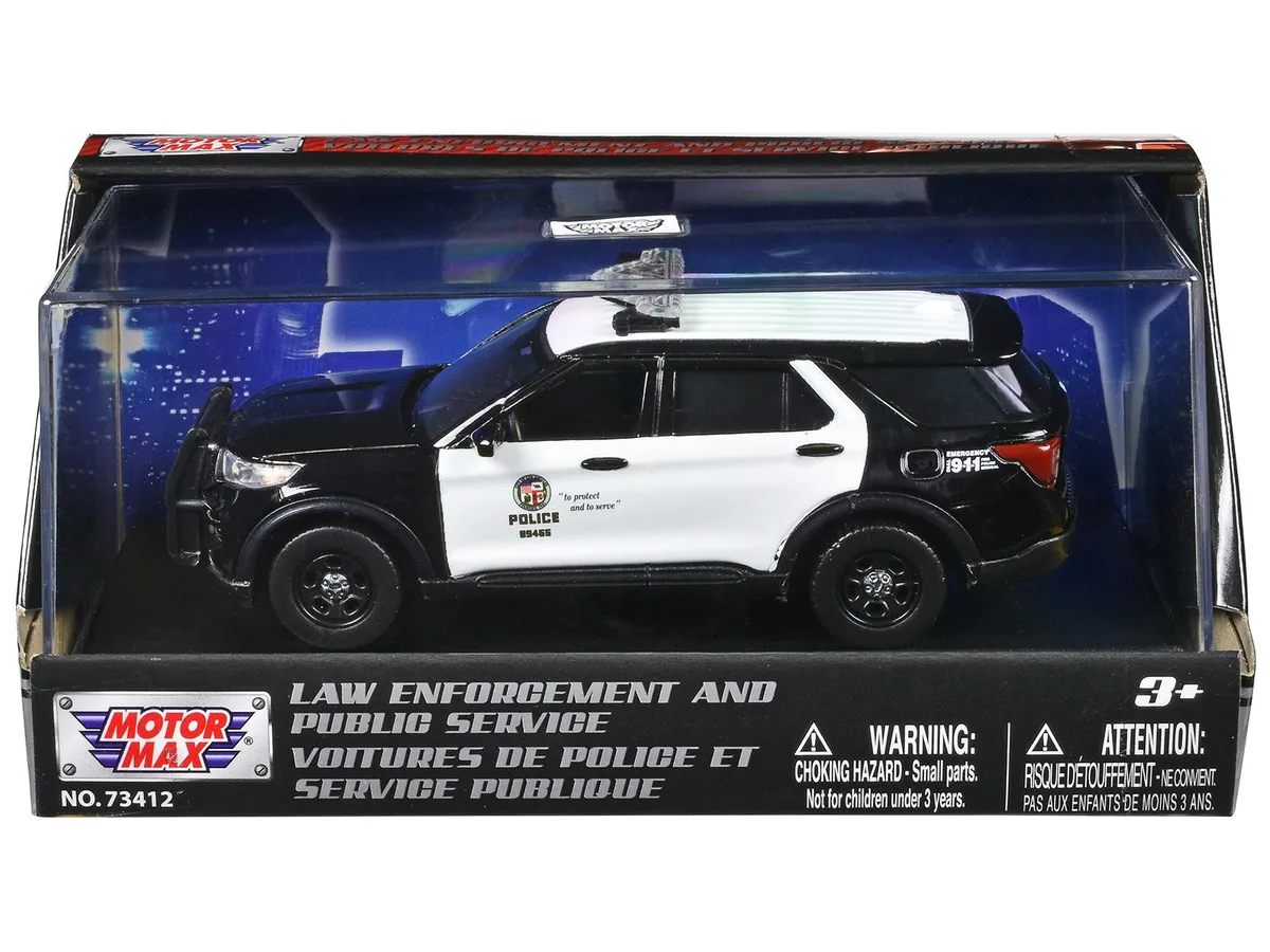 MOTORMAX MOTORMAX 2022 Ford Police Interceptor Utility LAPD 1/43 Diecast — product photo