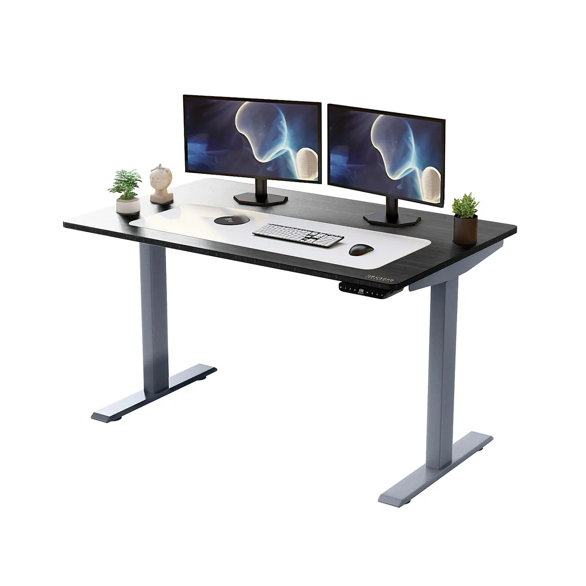 Uncaged Ergonomics Uncaged Ergonomics Rise UP Electric Standing Desk 60x30" Bamboo 24-49" Dual Motor — product photo