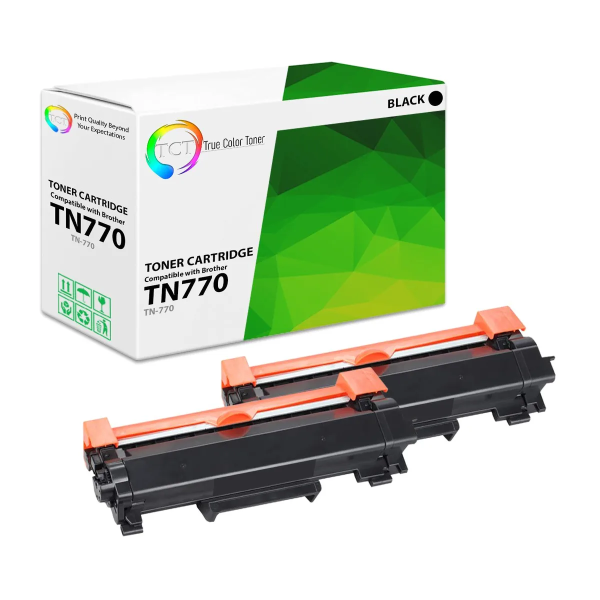 True Color Toner True Color Toner TN-770 2-pack black toner cartridge 4500 pages — product photo