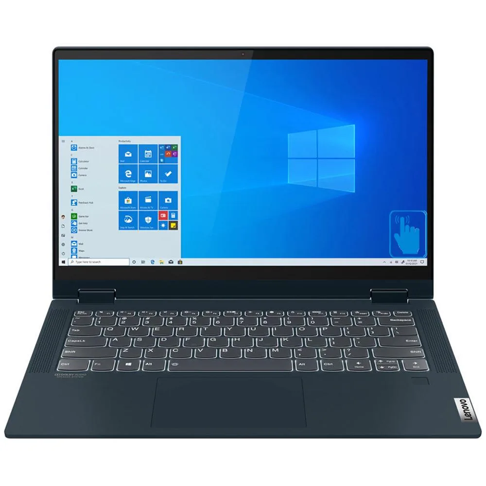 Lenovo Lenovo IdeaPad Flex 5 14ALC05 laptop Ryzen 7 5700U 16GB DDR4 512GB SSD 14.0" touchscreen Abyss Blue — product photo