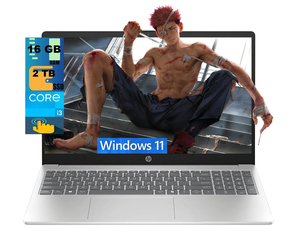 HP HP Business 15 Laptop 15.6" HD Touchscreen i3-1315U 16GB 2TB SSD — product photo