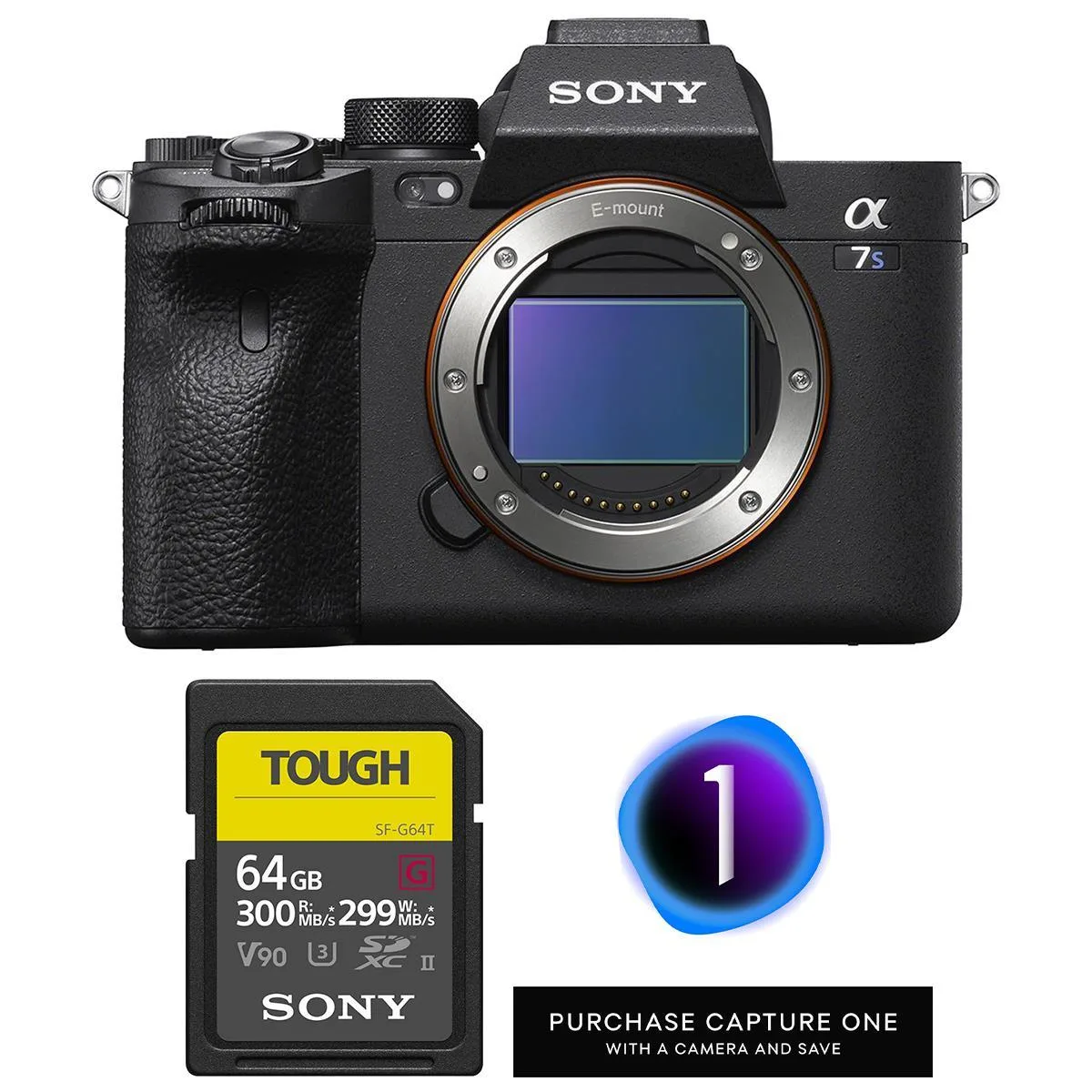 Sony Sony Alpha a7S III Compact Mirrorless Camera Bundle with 64GB SD Card and Capture One 23 Pro — product photo