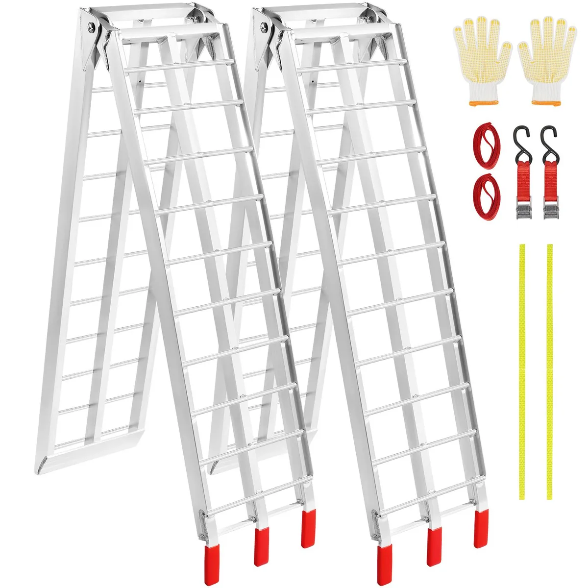 VEVOR VEVOR Aluminum Folding Loading Ramps 1500 lbs 89" x 12" 2 Pcs — product photo