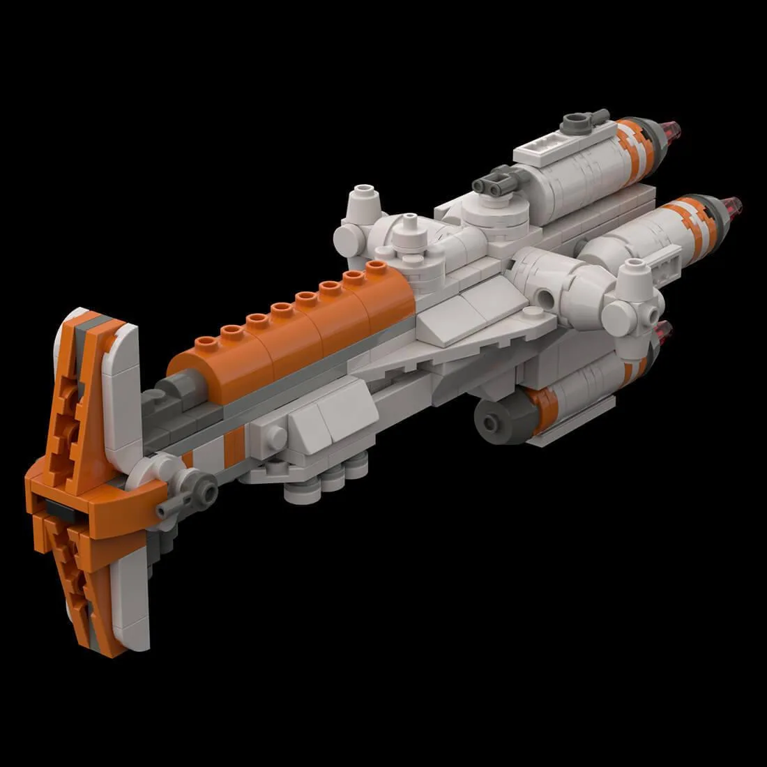 ZITIANYOUBUILD ZITIANYOUBUILD MOC-106507 Sci-Fi Hammerhead-Corvette 277 Parts — product photo