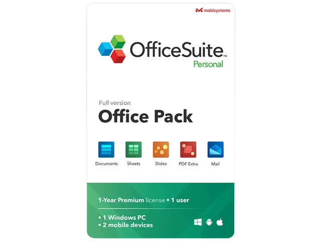MobiSystems MobiSystems OfficeSuite Personal 1 Year — product photo
