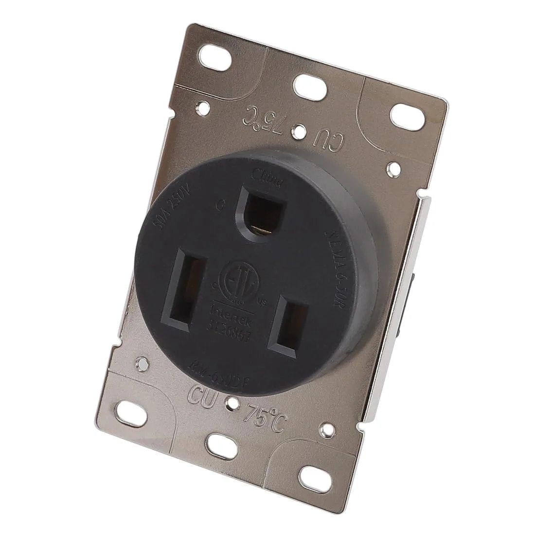 LORDWORLD LORDWORLD NEMA 6-30R 50 A 250 V Flush Mount Receptacle — product photo